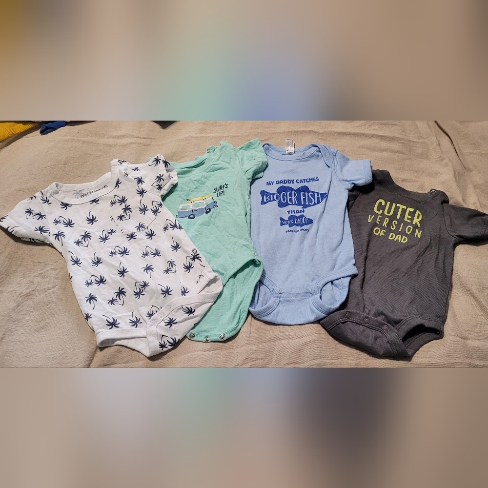 4 Short Sleve Onesies